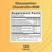 Фото використання Glucosamine + Chondroitin + MSM, Глюкозамін + МСМ, 120 капсул