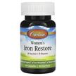 Фото применение Carlson, Железо, Women's Iron Restore, 60 капсул