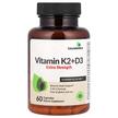 Фото применение Витамины D3 + K2, Vitamin K2+D3 Extra Strength, 60 капсул