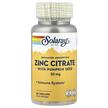 Фото використання Solaray, Zinc Citrate 50 mg, Цинк та Гарбузове насіння, 60 капсул
