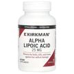 Фото применение Kirkman, Альфа-липоевая, Alpha Lipoic Acid 25 mg, 90 капсул