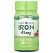 Фото применение Nature's Truth, Железо, Slow Release Iron 45 mg, 60 таблеток