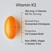 Фото применение Витамин K2, Vitamin K2 Extra Strength 180 mcg, 60 капсул