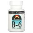 Фото використання Source Naturals, B6 100 mg 100, Вітамін B-6 100 мг, 100 таблеток