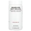 Фото використання CodeAge, Grass-Fed Beef Organs, Яловичий Желатин, 180 капсул