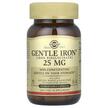 Фото применение Solgar, Мягкое железо, Gentle Iron 25 mg, 90 капсул