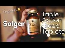 Solgar, Sleep Triple Action, Підтримка сну, 30 таблеток