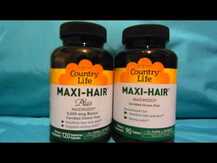 Country Life, Maxi-Hair 2000 мкг, Maxi-Hair 2000 mcg, 90 таблеток