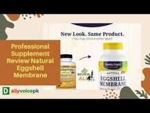 Healthy Origins, Eggshell Membrane, Мембрана яєчної шкаралупи,...