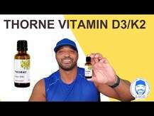 Thorne, Витамин D3, Vitamin D, 30 мл