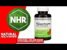 Papaya Enzyme with Chlorophyll, Ферменты Папайи с Хлорофиллом,...