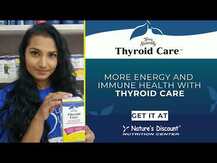 Поддержка щитовидной железы, Thyroid Care Plus, 60 капсул