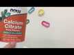 Видео обзор на NOW, Цитрат Кальция, Calcium Citrate, 250 таблеток