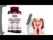 Видео обзор на Коллаген, Collagen Complex Type I II III V X, 90 капсул