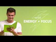 Zhou Nutrition, Energy + Focus, L-Теанін, 60 капсул