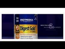 Digest Gold + Probiotics, Ферменти з Пробіотиками, 45 капсул