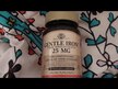 Видео обзор на Solgar, Мягкое Железо 25 мг, Gentle Iron 25 mg, 180 капсул