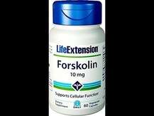 Life Extension, Форсколин, Forskolin 10 mg, 60 капсул