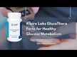 Відео огляд на Klaire Labs, GlucoThera, Підтримка рівня цукру, 60 капсул