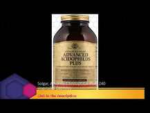 Solgar, Advanced Acidophilus Plus, Ацидофілус, 60 капсул