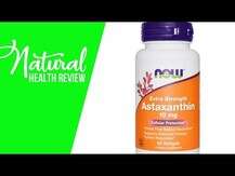 Now Foods, Астаксантин 4 мг, Astaxanthin 4 mg, 60 капсул