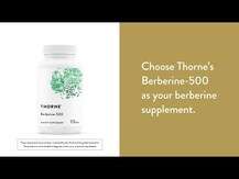 Thorne, Berberine 500, Берберин 500 мг, 60 капсул