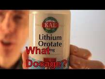 KAL, Lithium Orotate Drops Natural Lemon Lime Flavor