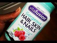 VitaFusion, Gorgeous Hair Skin & Nails Multivitamin Raspberry