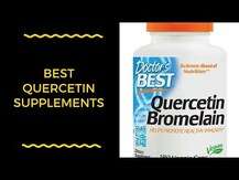 Doctor's Best, Кверцетин, Quercetin Bromelain 500 mg, 180 капсул