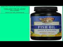 Barlean's, Fish Oil Omega-3 EPA/DHA