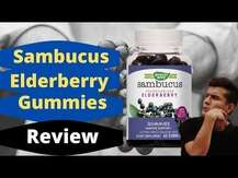 Sambucus Gummies Standardized Elderberry, Черная Бузина, 60 ко...