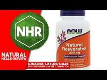 Now Foods, Natural Resveratrol 200 mg