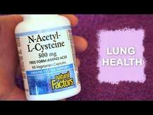 Natural Factors, N-ацетил-L цистеин 500 мг, NAC 500 mg, 90 капсул