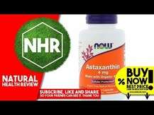 Now Foods, Астаксантин 4 мг, Astaxanthin 4 mg, 90 капсул