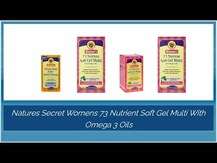 Мультивитамины с Омега 3, Women's 73 Nutrient, 60 капсул