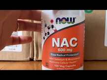 Now Foods, NAC N-ацетил-L-цистеин, NAC 600 mg, 250 капсул