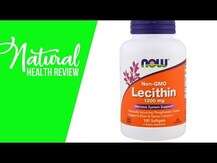 Now Foods, Соевый лецитин, Non-GMO Lecithin 1200 mg, 100 капсул