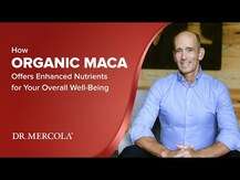 Dr. Mercola, Organic Maca Gelatinized, Мака, 60 капсул