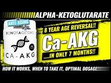 Альфа-кетоглутарат кальция, Calcium AKG Longevity, 60 капсул